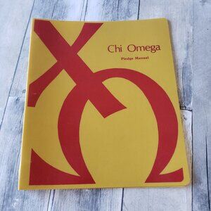 Vintage Chi Omega Binder